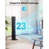 Tower Fan for Bedroom,90° Oscillating Fan with 12H Timer,37”Stand