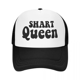 Shart Queen Trucker Hats for Women Black Men Funny Humor Baseball Cap for Girls Humor Gift