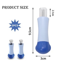 2pcs Needle Felting Tools with 7 Barbed Needles Felting Needles Multi Felting Needle Tool Wool Felting Needle Kit Punch Style Felting Needle Tool Wool Felt Needle Tools Kit for DIY Patchwork & Craft