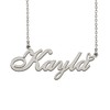 Heart Name Necklace for Women Silver Kayla Ideal