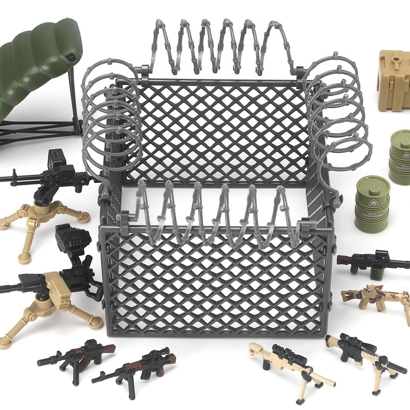 Feleph Military Weapons Play Set Building Blocks Model Accessories for