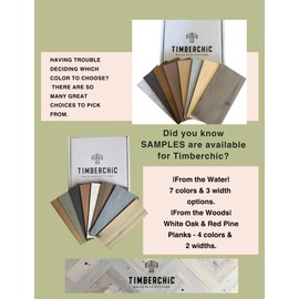 Timberchic Pine Wooden Wall Planks - Simple Peel & Stick Wall Covering Application for DIY Accent Wall & Home Improvement - Premium Modern Wall Paneling - (3" Wide - 20 Sq. Ft., Platinum)