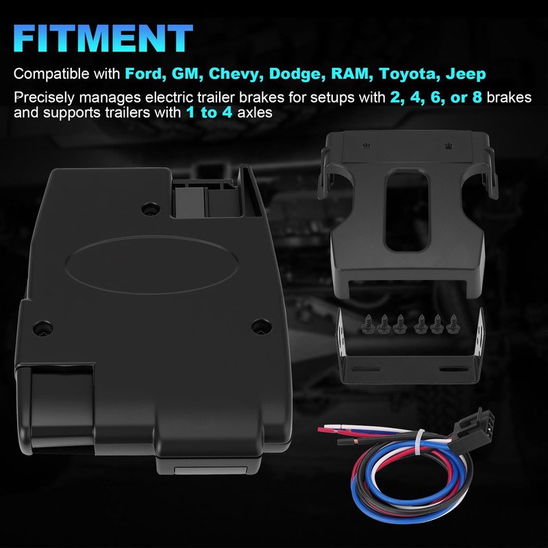 Electronic Brake Controller Compatible with Ford GM Chevy Dodge RAM