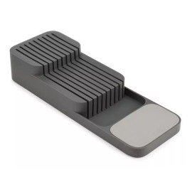 CL Organizador Cuchillos Para Cajon De 2 Niveles Con 18 Ranuras