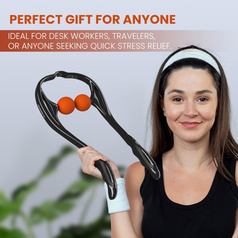 Gideon™ Neck and Shoulder Therapeutic Self-Massage Tool Dual Trigger Point