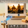 Mini Projector with WiFi and Bluetooth, Football Design, 200 ANSI