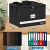 DSDCDJ File Box with Lock - Portable File Organizer Box