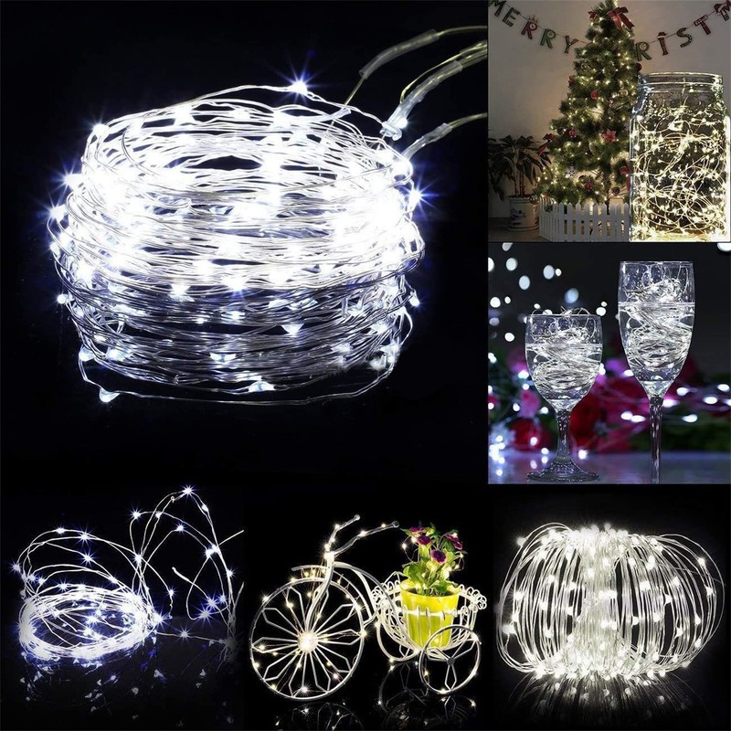 Fairy Lights Plug in 2 Pack, 8 Modes 33ft 100