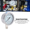 Pressure Gauge 1/4 NPT Accuracy Level 2.5 Transparent Dial Vacuum