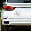 Large 210mm 'Cute Platypus' Permanent Sticker Decal for Cars/Windows/Bins/Walls etc