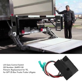 Liftgate Switch, 264951‑04 4 Wire Lift Gate Control Switch Replacement for TE GPT 25 Box Trucks Trailer Liftgate