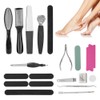 20pcs Pedicure Tool Set Calluses Removal Dead Skin File Foot