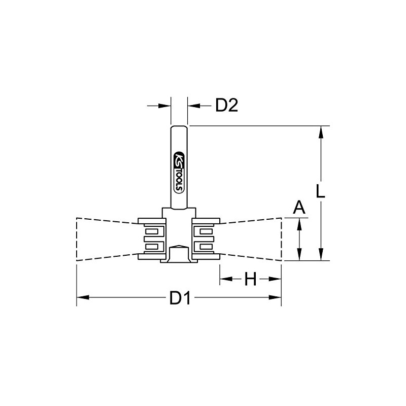 KS Tools 340.0032 Steel Wire Brush Disc 0.3 mm, Diameter