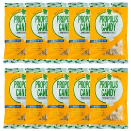 プロポリスキャンディ のど飴 はちみつ入 1袋100g入り×10袋セット カリン ハーブ 梅エキス配合 …
