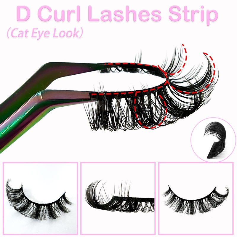 10 Pairs of 3D False Eyelashes Russian False Eyelashes Natural