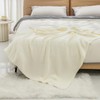 bearberry Super Soft Fluffy Throw Blanket 3D Ribbed Lightweight Cozy