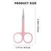 FOMIYES 3sets Easy to Use Eyebrow Scissors Professional Grooming Tools