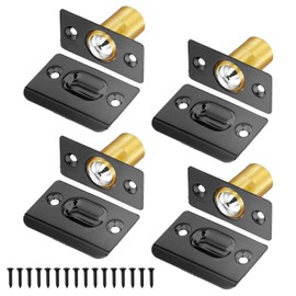 4 Pack Silent Ball Catches Set, Strong Magnet Adjustable Door Ball Latches, Using Noise Free, Easy to Fit, Spring Ball Bearing Door Catch for Doors Cupboard Closet Top of Door Cabinets, Wardrobes