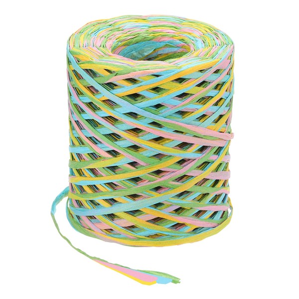 METALLIXITY Raffia Paper Craft Ribbon 120m/394ft Raffia Ribbon 4Ply String