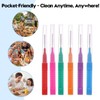 48 PCS Interdental Brushes – Portable Tooth Cleaning Tools for