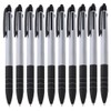 notrash2003® Set of 10 Triple Ballpoint Pens Three Colours Blue