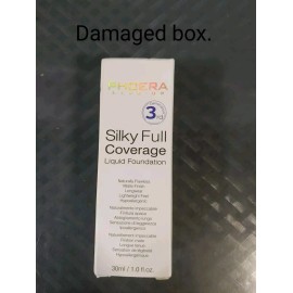 Phoera Silky Full Coverage Liquid Foundation (101 Porcelain) 30ml Exp 03/27 #L14