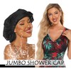 Hiumi Gorro Ducha Grande Hombres Mujeres Cabello Largo Reutilizable Trenzas