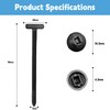 100 Pcs Cable Tie Buckle, Nylon Universal Cable Tie for