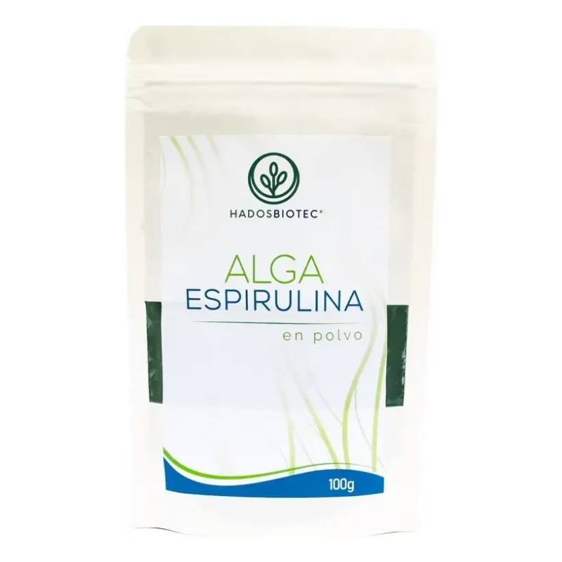 Alga Espirulina En Polvo Sin Conservadores Ni Aditivos 100 G