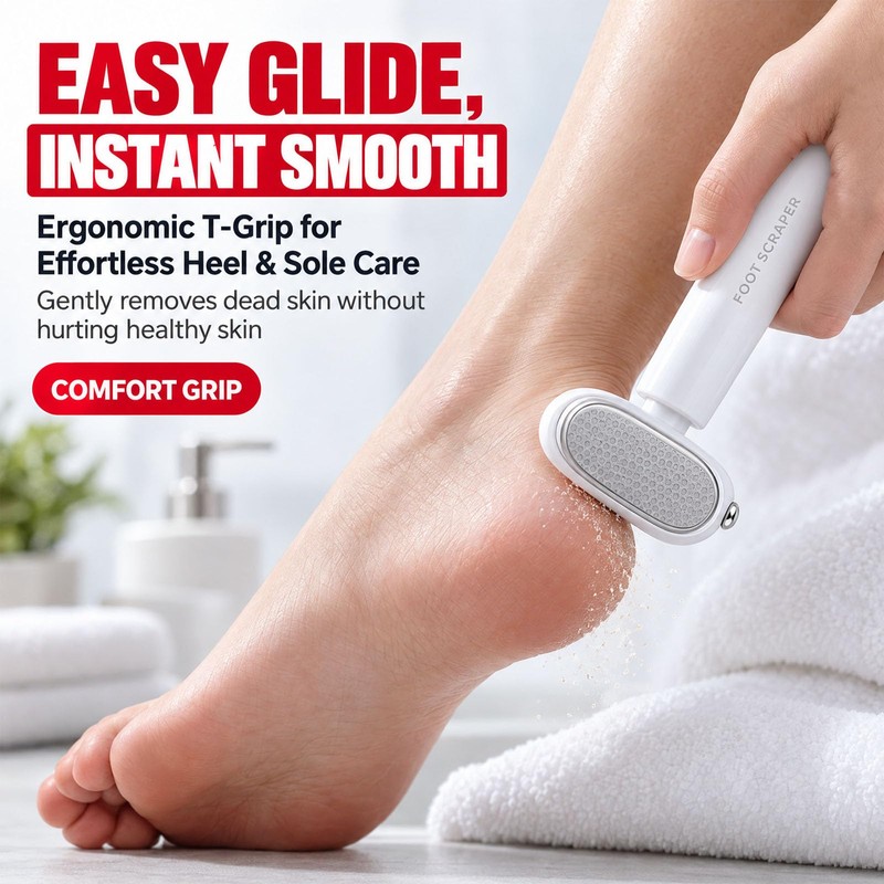 Pack of 2 Callus Remover for the Feet, Double-Sided Callus