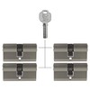 4x Cylinder Lock Keyed Alike 70 mm PZ 35/35 mm