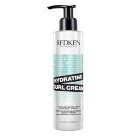 REDKEN- Hydrating Curl Cream | Crema para hidratar rizos hasta 72 hrs con protección térmica de hasta 230°C para cabello rizado u ondulado | Formulado con Escualano y aceite de Jojoba | 200ml