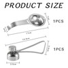 1 Piece Stainless Steel Egg White Separator and 1 Piece