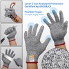 Cut-resistant gloves, powerful level 5 protection, work gloves, kitchen gloves,
