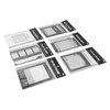 6 Bags Scrapbook Frames Retro Assorted Styles Durable PET for