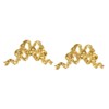 Mikinona 2pcs Quirky Home Decor Resin Bow-knot Wall Art Craft