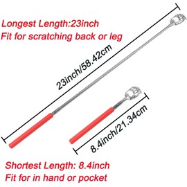 WOVTE Telescopic Portable Stainless Steel Set of 3