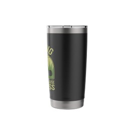 Lawn Mowing May Cause Happiness Lawn Mower Funny Gardener Stainless Steel Insulated Tumbler