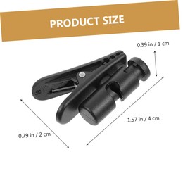 WOONEKY 5Pcs Earphone Cable Clips Microphone Wire Fixing Clamp for Headphones Lightweight and Portable for Indoor Outdoor Use Prevents Cord Movement for Active Lifestyles