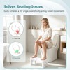 Poop Stool Toilet White Adults for Bathroom, 5.9" to 8.5"