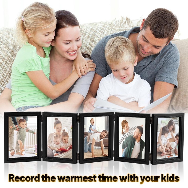 Biggun 4x6in 5 Folding Accordion Picture Frame - Foldable Hinged