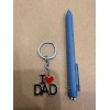 I Love Dad Keychain