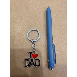 I Love Dad Keychain