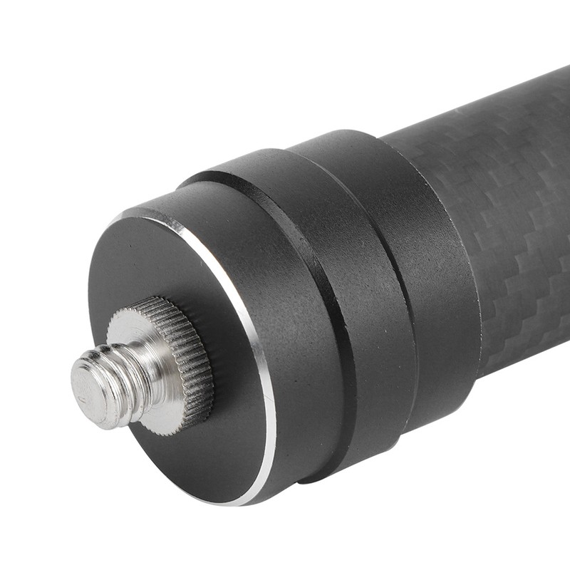 Black Carbon Fiber Lightweight Triaxial Stabilizer Extension Rod 35cm Lengthen