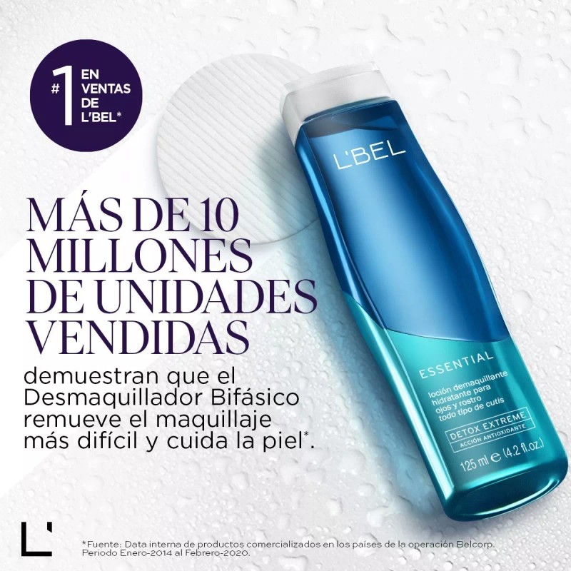 L'Bel Desmaquillador Essential Para Ojos Y Rostro - L'bel