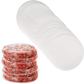 Burger Patty Paper Rounds for 4/4.5 Inch Burger Press, 200pcs 4.5inch Baking Parchment Rounds/Hamburger Patty Paper Sheet for Separating Burger Patty, Cookies and More (5.5/6/7/8/9/10/12in Available)