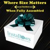 InstaBows Teal 5" Pull String Gift Bows Perfect for Christmas