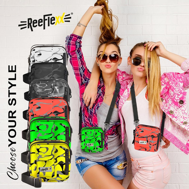 REEFLEXX Cross Bag: Colourful Camouflage Bag for Style & Functionality