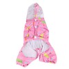Pet Reflective Raincoat Legs Covered Cute Waterproof Skin Friendly Dog