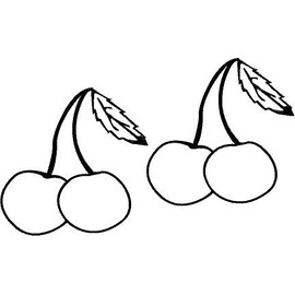 Cherry Set Vinyl Decal Home Décor